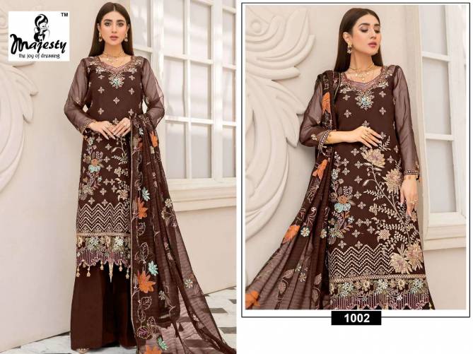 Majesty Maryams 5 Festive Wear Wholesale Georgette Pakistani Salwar Suit